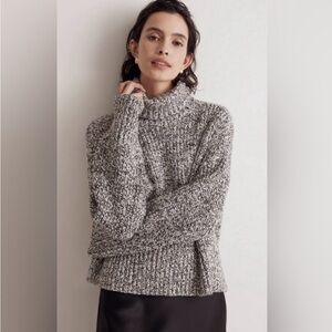 Madewell Wide Rib Turtleneck Sweater Size Small